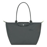 Longchamp Le Pliage Original Bolso Tote Grande, Gris Oscuro