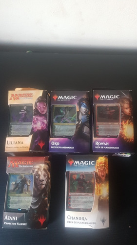 5 Decks Planeswalker Magic The Gathering