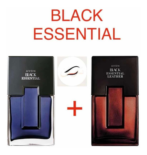 Kit C 2: Colônias Black Essential + Essential Leather 100ml