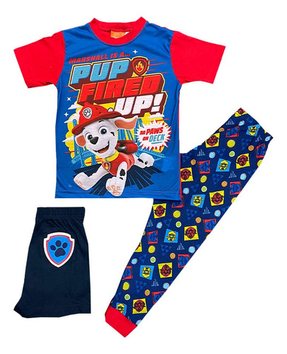 Pijama Niño Paw Patrol Chase Marshall Polar