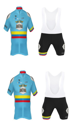 Uniforme Ciclismo Jersey Bicicletero Badana Gel Coolmax 