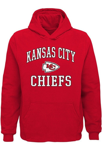 Sudadera Hoddie Kansas City Chiefs Nfl Roja