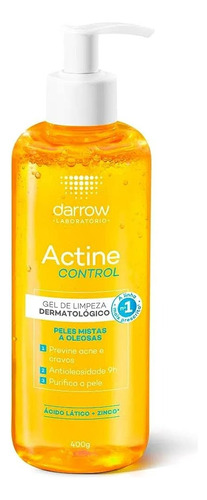 Gel De Limpeza Actine Control Pele Oleosa 400ml Darrow