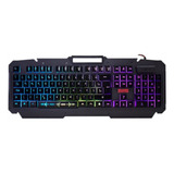 Teclado Usb Gamer Para Jogos No Pc Com Base Metal E Suporte