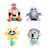 Muñeca De Peluche Undertale Papyrus Sans De 4 Piezas De Jugu