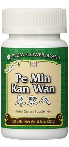 Pe Min Kan Wan (pastillas Para La Alergia De La Nariz), 100 