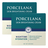 Porcelana Crema De Hidratación Nocturna Para Cara Y Cuerpo [