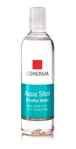 Aqua Shot Locion Micelar Limpiadora Desmaquillante Lidherma