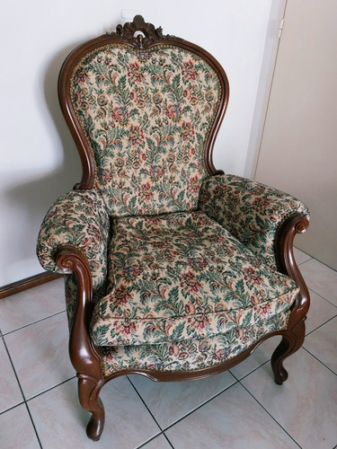 Sillon Estilo Colonial Ingles (de 1 Cuerpo)