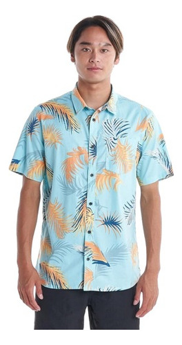 Camisa Quiksilver Tropical Glitch Ss Shirt Eqywt04492-bgd6