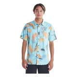 Camisa Quiksilver Tropical Glitch Ss Shirt Eqywt04492-bgd6