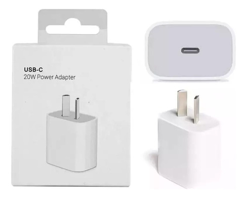 Adaptador Usb-c 20w C. Rápida Original Para iPhone 11 12 13 