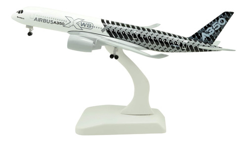 Avión Airbus A350, Escala 1:350. 19cms. Metálico.