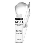 Nyx Butter Gloss Transparente Sugar Glass Brillo Labial