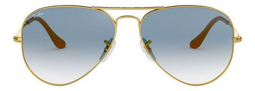 Anteojos De Sol Ray-ban Aviator Arista Clear Gradient Blue