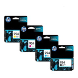 Pack 4 Cartucho De Tinta Original Hp 954 (4 Colores)