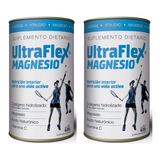 Ultraflex Magnesio Colágeno Hidrolizado En Polvo Pack X2