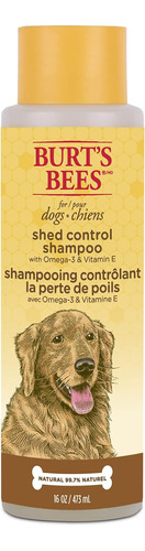 Burt's Bees For Pets Champú Natural Shed Control Con Omega 3