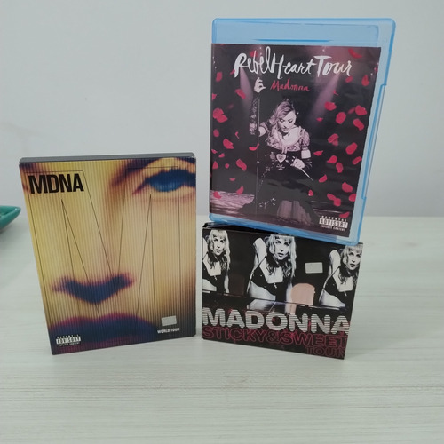 Madonna Sticky & Sweet Tour Rebe Heart Lote Dvd