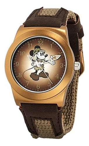 Raro Relógio De Pulso Mickey Safari - Original Disney Store 