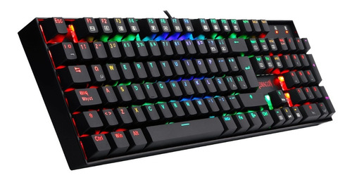 Teclado Gamer Mecanico Rgb Redragon Mitra K551 - Revogames