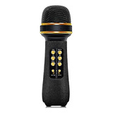 Ws-898 Karaoke Micrófono-bocina Bluetooth Portátil 7 En 1