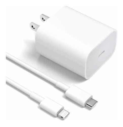 Cargador iPhone 13 /cabeza20w+cable Lightning-tipoc Original