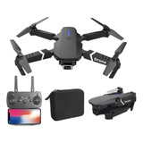 Mini Drone E-88-pro, Wi-fi Dual Câmera, 4k + Bolsa + Bateria