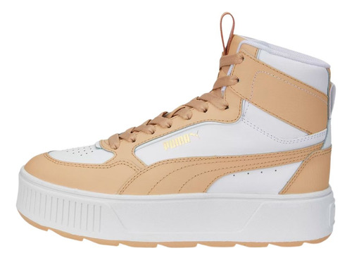 Tenis Puma Karmen Rebelle Mid Wh/beige Mujer Casual