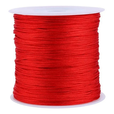 Hilo Chino Govia Poliéster Rojo 1.5mm 40m Pulseras Manualidades | MercadoLibre