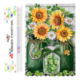 Kit De Pintura De Diamante De Girasol Con Diseo De Margarita