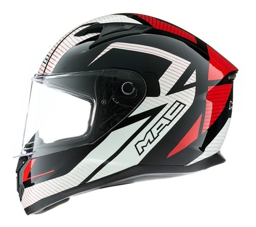 Casco Moto Integral Mac Speed Suzuka Rojo Avant