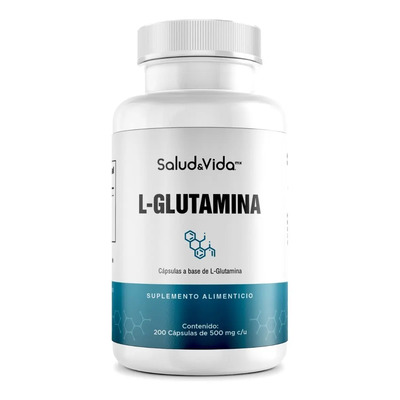 L-Glutamina - Aminoácido 475 mg por porción (1 al Día) - 200 Cápsulas - S&V - Sin Gluten y Sin OMG | MercadoLibre