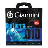 Encordoamento Giannini P/ Guitarra 010 Geegst10