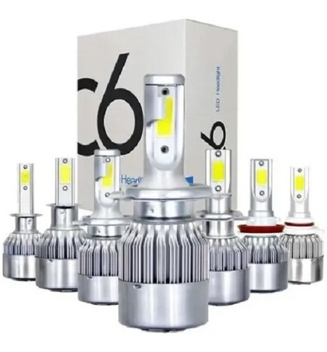 Super Kit Leds Farol Alto Baixo E Milha Corsa Todos+2 Brinde