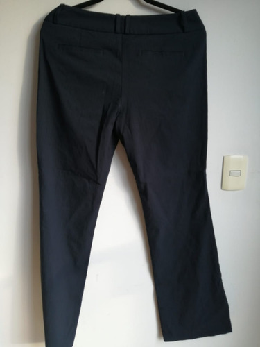 Pantalon Azul Marino Lineas Blanca The Limited Negro Talla 8