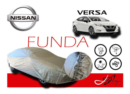 Funda Cubierta Lona Afelpada Cubre Nissan Versa 2020