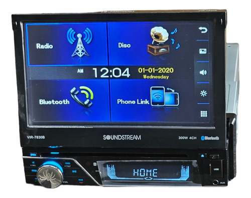 Pantalla Retractil Soundstream Vir-7830b Bt Usb Android