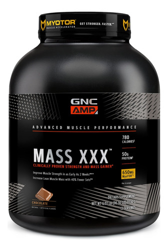 Proteína Gnc Amp Mass Xxx Aumenta Masa Muscular 40%