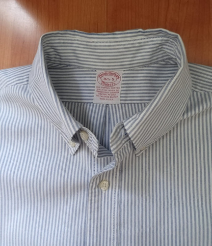 Camisa Tmmy Brooks Brothers Polo Ralph Zagna Banana Detalle