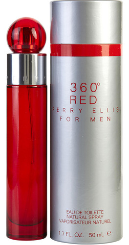 Perfume Perry Ellis 360 Red Eau De Toilette, 50 Ml, Para Hom