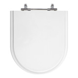 Assento Laqueado Smart Branco Tampa Para Vaso Celite De Mdf