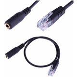 Cable Convertidor / Adaptador De Audio De 3.5mm Jack A Rj9
