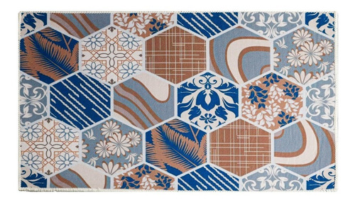 Tapete De Cocina Impermeable Antideslizante 40 X 60 Cm Diseño De La Tela Mosaico