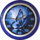 Reloj De Pared Mariposa Decorativo