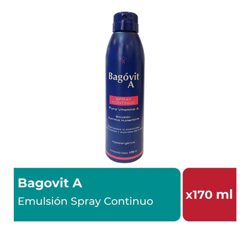 Bagovit A Emulsión Spray Continuo Pura Vitamina A X170 Ml