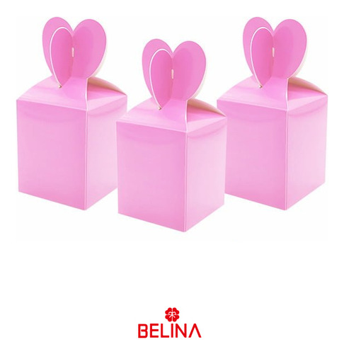 Caja De Regalo Rosa 6pcs 19x9x9cm