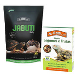 Ração Jabuti Baby + Frutas E Legumes Alcon Alimento Filhote