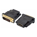 Adaptador Dvi-d Macho X Hdmi Fêmea