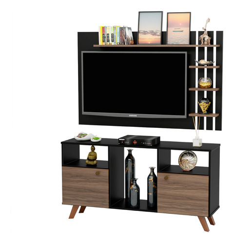 Home Teather Rack Com Painel Tv Até 32 Polegadas Netmobil